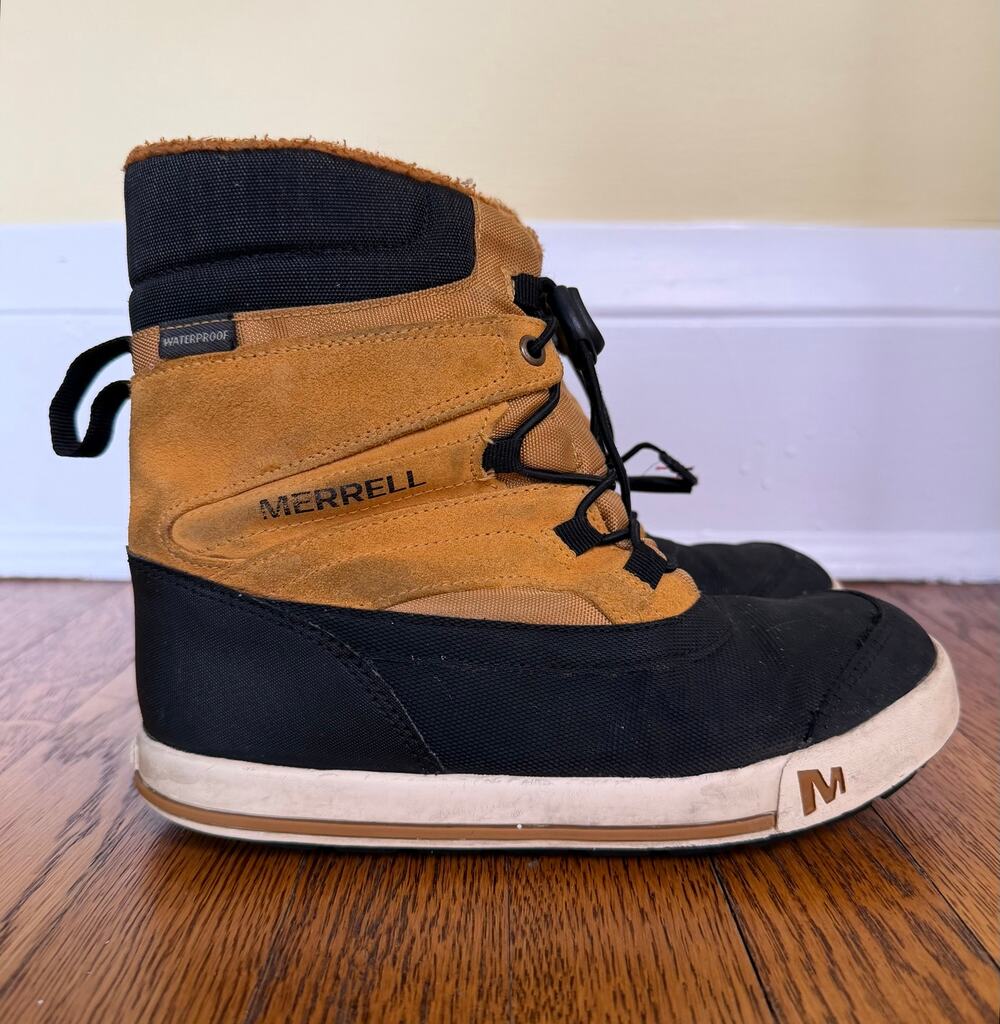 Merrell Kids' Winter Snow Waterproof Boots Size 2 Big Kid